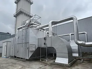 深圳开沃汽车涂装有机废气处理工程