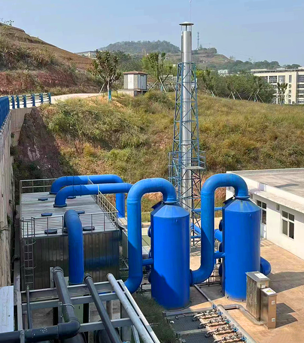 重庆涪陵制药厂污水处理站除臭工程3